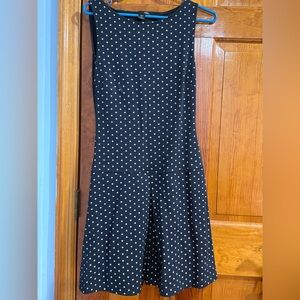 H &M Black Polka Dot Dress